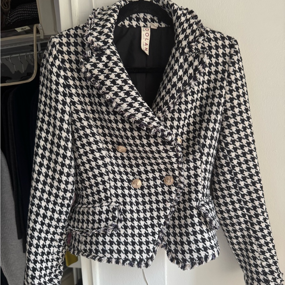 GORGEOUS! Anthropologie Dolan Houndstooth jacket!